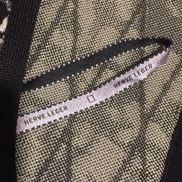 Herve Leger Long Sleeve Rebekuh Dress - Picture 6 of 8